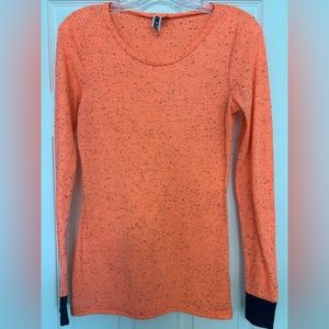 Buckle- BKE- Textured Orange/Gray Shirt- Medium